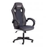 Кресло Racer Gt New/Рейсер Гт Нью кож/зам/ткань, металлик/серый, 36/12